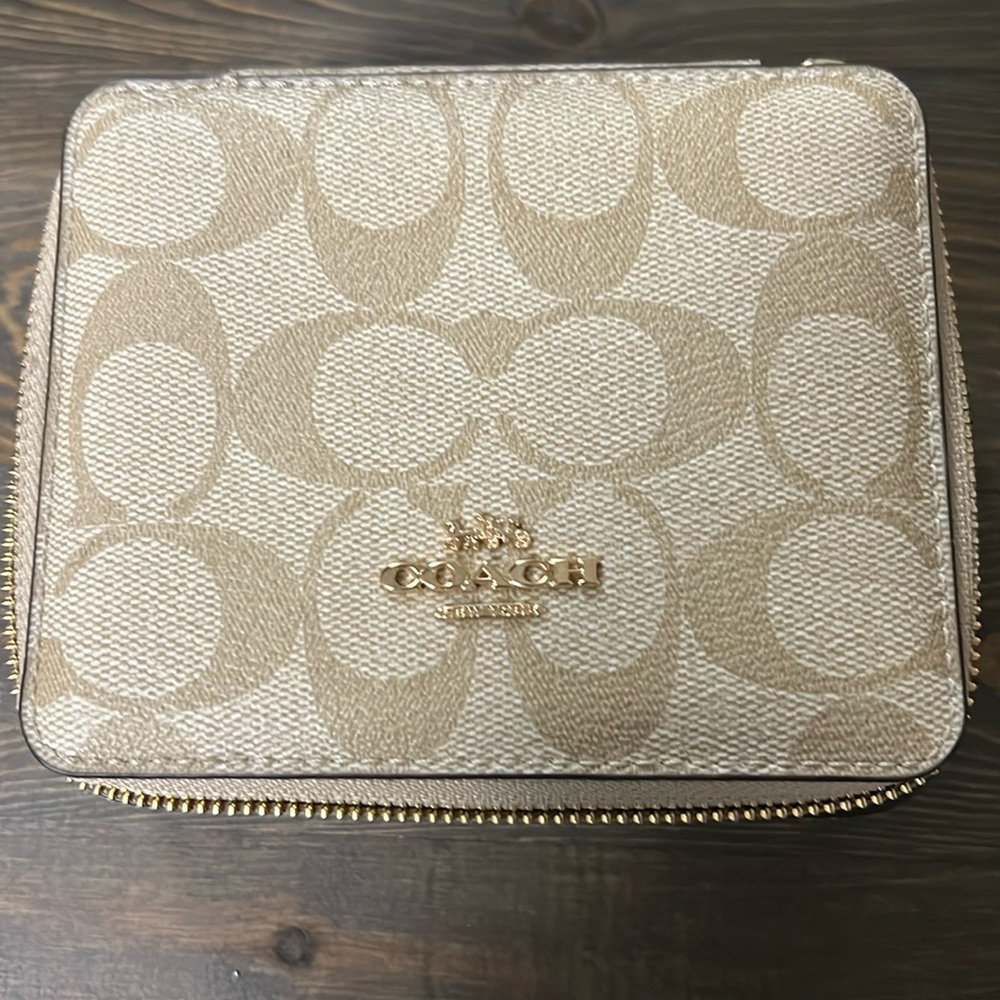 Authentic Coach Jewelry Box